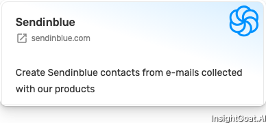 Sendinblue Integration AI Assistant